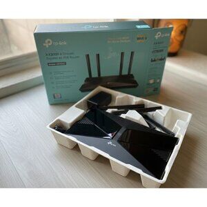 TP-Link Archer AX3000 Dual-Band Wi-Fi 6 Router - Gigabit Speed & Ultra Low Laten